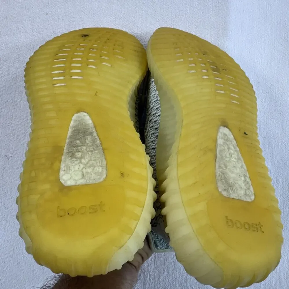 adidas Yeezy Boost 350 V2 Men’s Low Top Lace-Up Cream Sky Blue Sneakers size 8